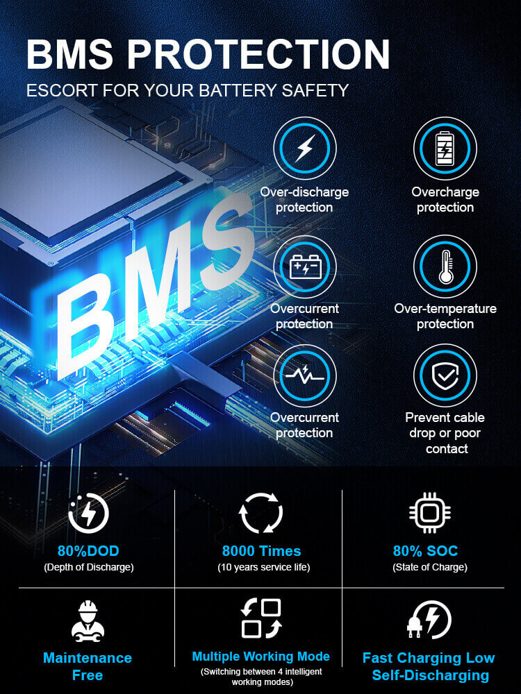batería de litio con bms batería de litio con bms