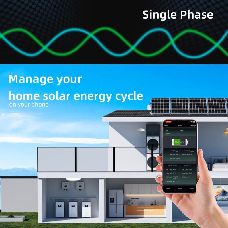EH-5KL1 monofásico | 5KW 48V | Inversor híbrido