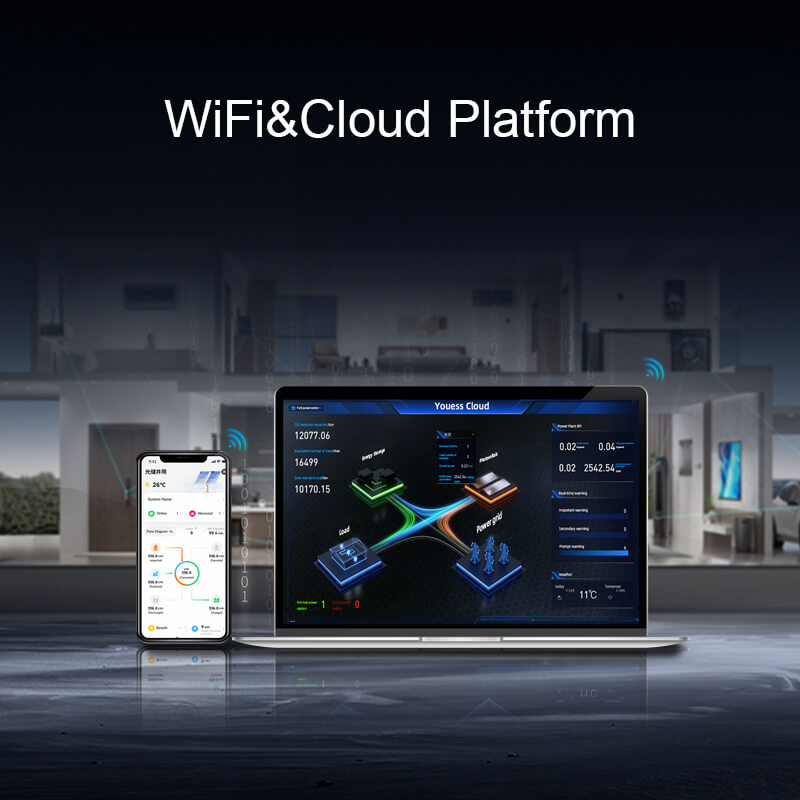 Batería doméstica con nube