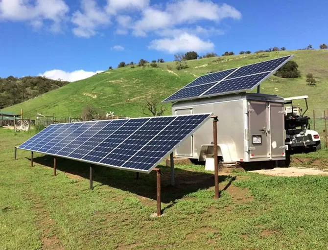 Soluciones fotovoltaicas móviles