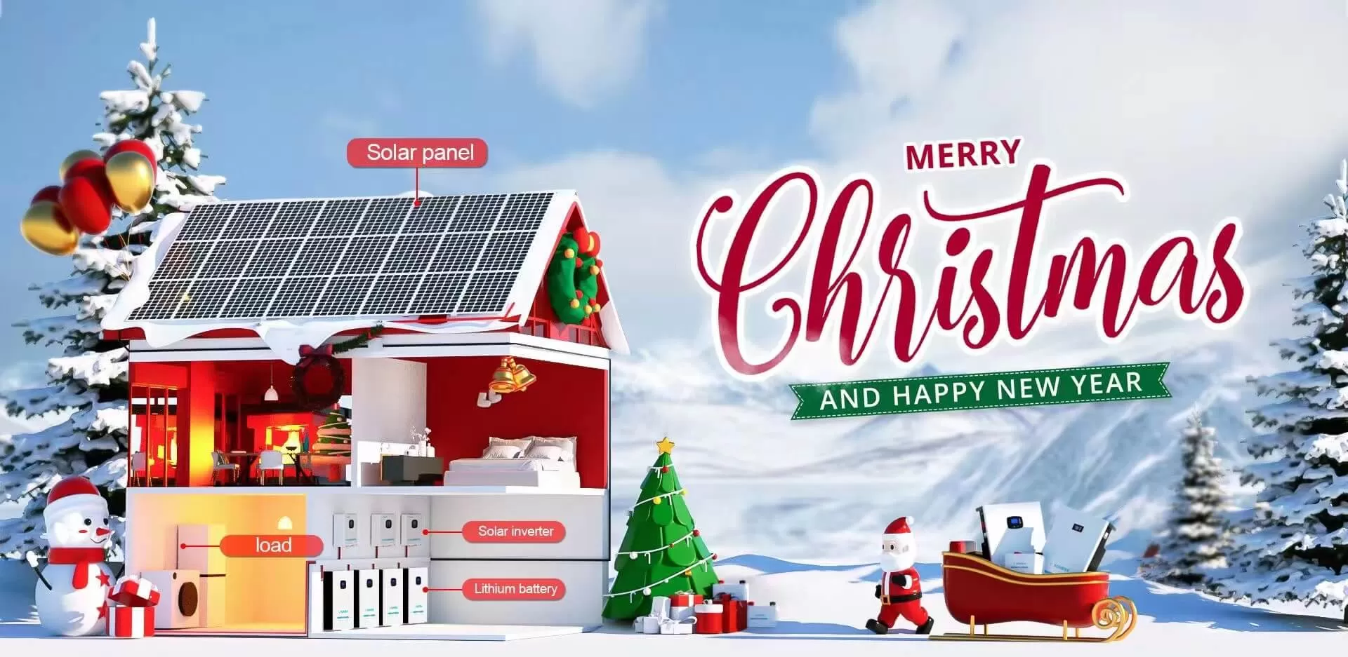 Solar Harmony para Navidad y A&ntilde;o Nuevo Saludos