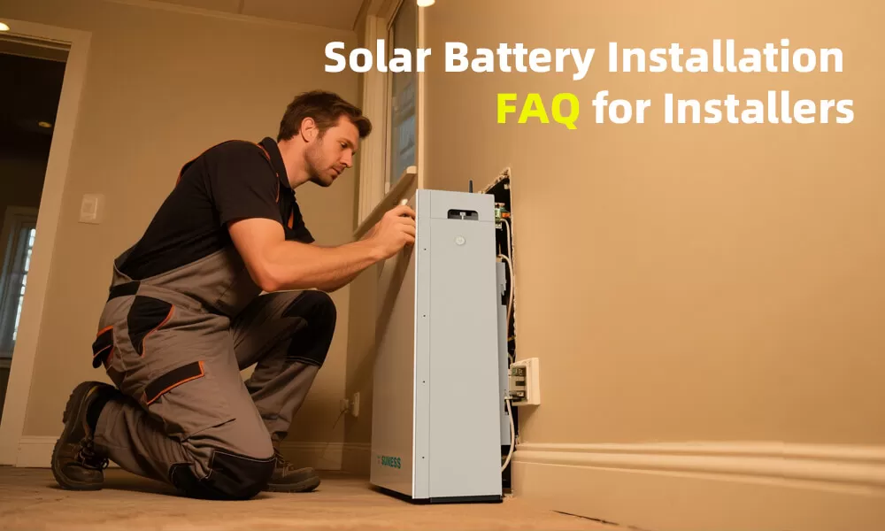Preguntas frecuentes sobre la instalaci&oacute;n de bater&iacute;as solares para Instaladores