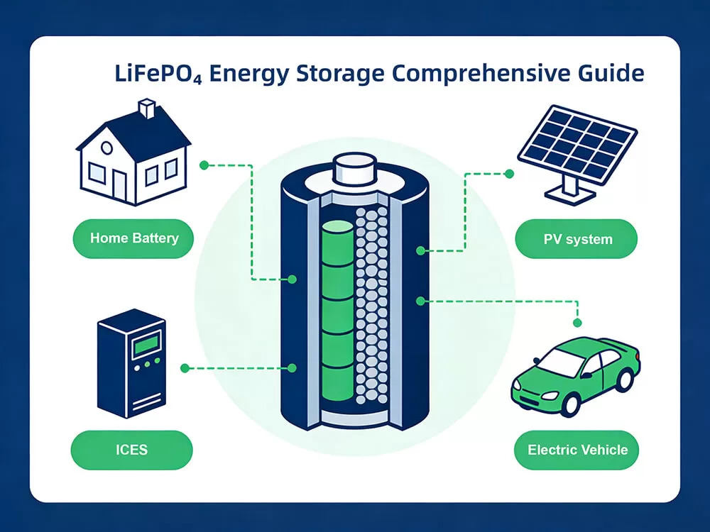 Comprensi&oacute;n del almacenamiento de energ&iacute;a estacionario LiFePO₄: una gu&iacute;a completa de SUNESS