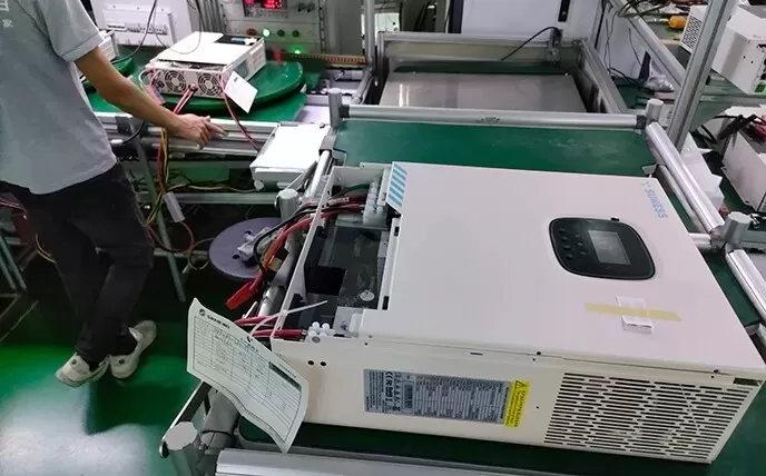 Empaquetado de bater&iacute;a solar