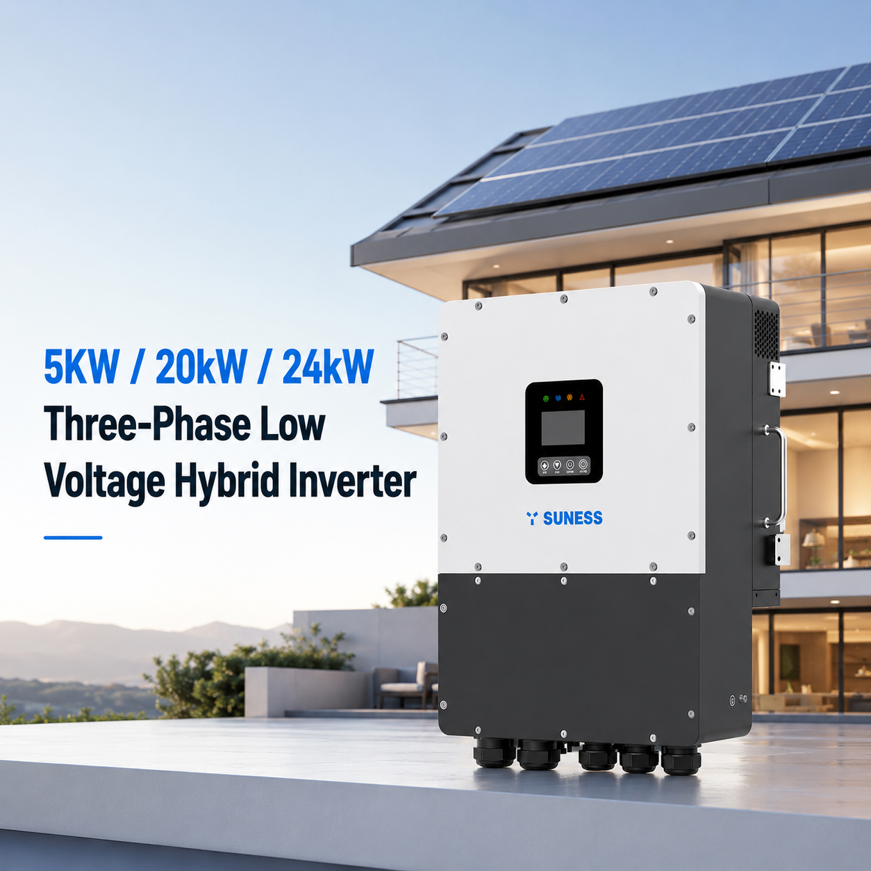 EH-24KL3 24KW| Trifásico | inversor híbrido