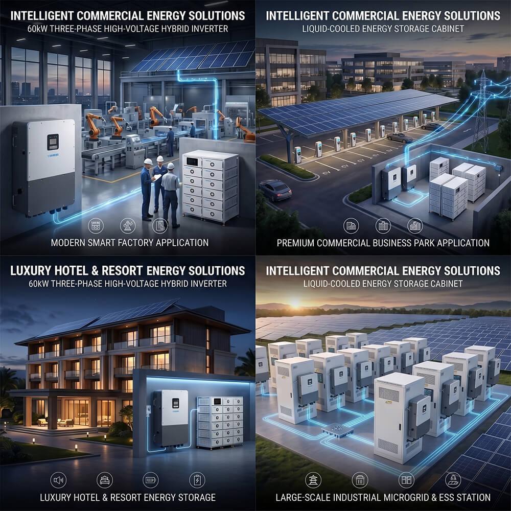 EH-60KL3 60KW| Trifásico | Inversor híbrido
