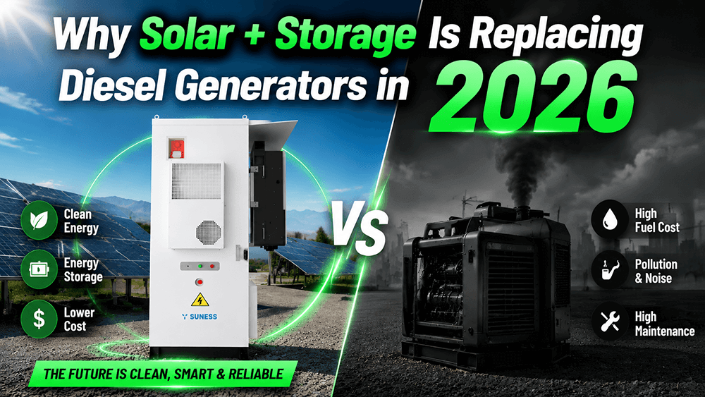 Por qu&eacute; Solar + Storage reemplazar&aacute; a los generadores di&eacute;sel en 2026